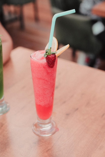 Alcohol cocktail drink on the table in restaurant