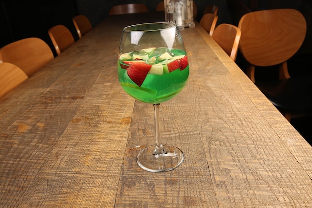 Alcohol cocktail drink on the table in restaurant