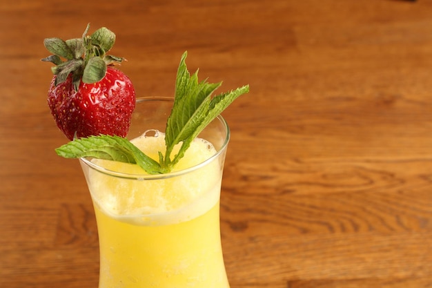 Alcohol cocktail drink on the table in restaurant