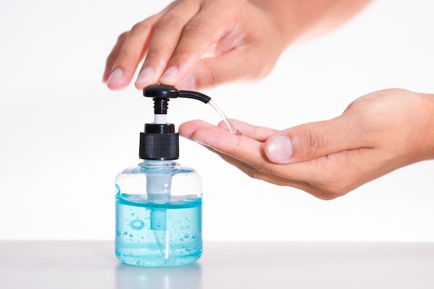 Alcohol gel for hand sanitize