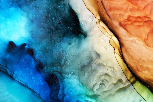 Alcohol ink abstract background