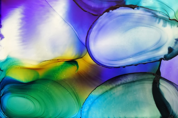 Alcohol ink abstract background