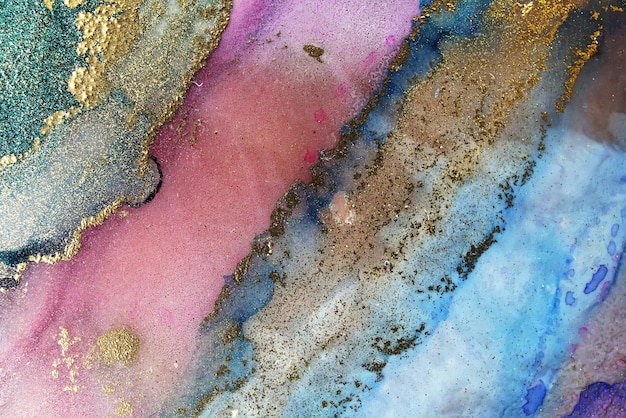 Alcohol ink abstract texture