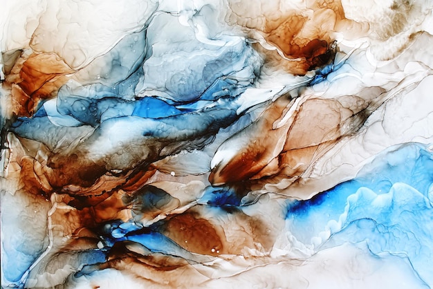 Alcohol ink abstract texture