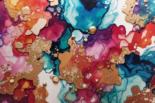 Alcohol ink abstract texture