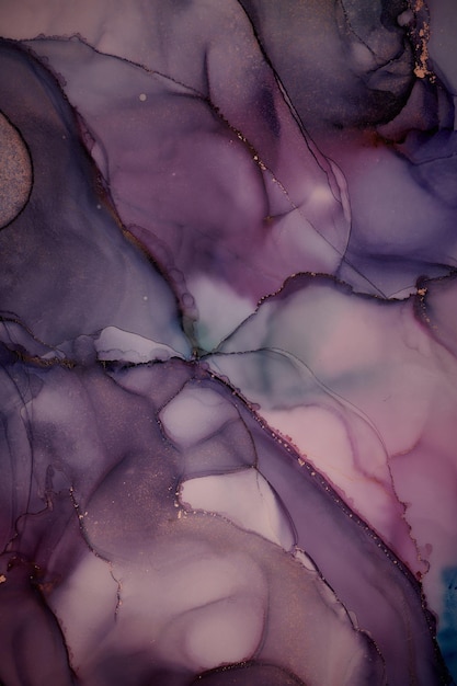 Искусство спиртовых чернилСмешивание жидких красок Современные абстрактные красочные фоновые обои Мраморная текстураПолупрозрачные цвета