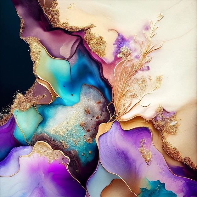 Alcohol Ink background