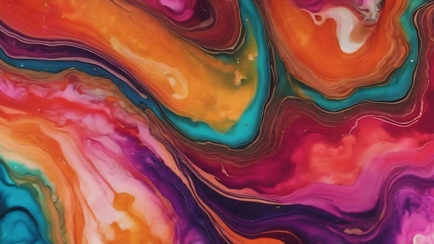 Alcohol ink colors translucent abstract multicolored marble texture background