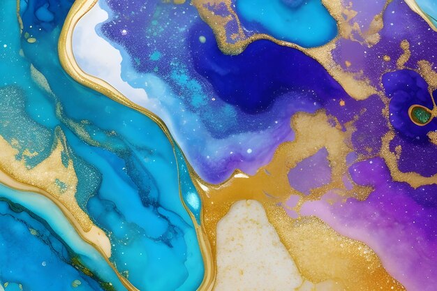 Alcohol Ink Marble Texture Background Glitter Alcohol Ink Marble Texture Alcohol Ink Marble Pattern Marble Background Alcohol Ink Marble Ai Generative