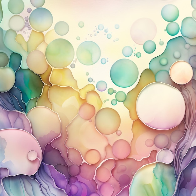 Alcohol Ink Pastel Background