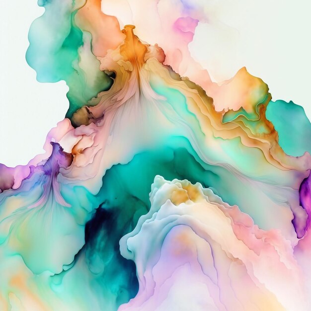 Photo alcohol ink pastel background