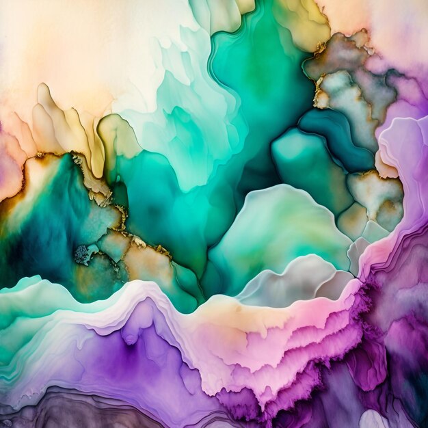 Alcohol ink pastel background