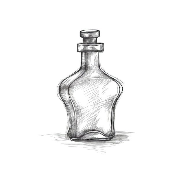 Alcohol Tequila bottle ai generated