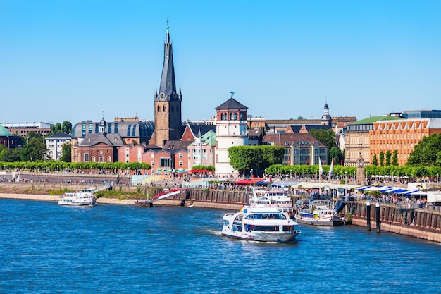 Aldstadt old town in Dusseldorf