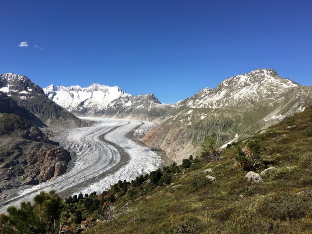 Photo aletsch glacier