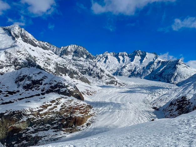 Photo aletsch glacier