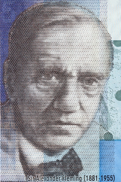 Foto alexander fleming-portret van schots geld