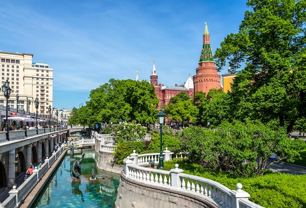 Alexander Garden-park in Moskou, Rusland