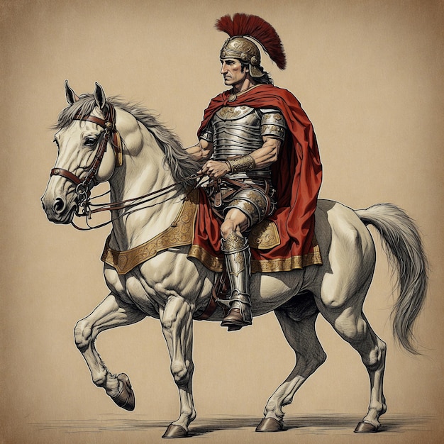 Photo alexander the great on horseback