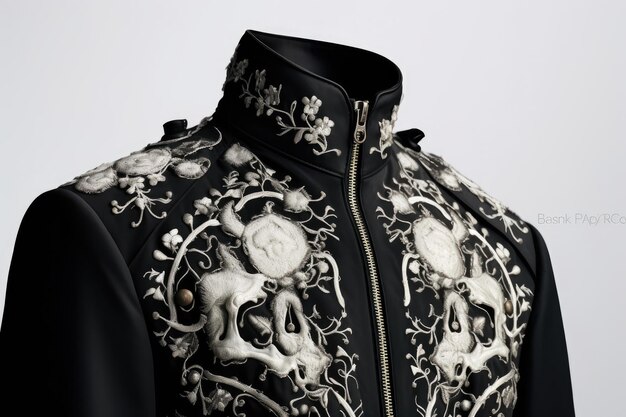 Alexander McQueen Skull Jacket Isolated On White Background