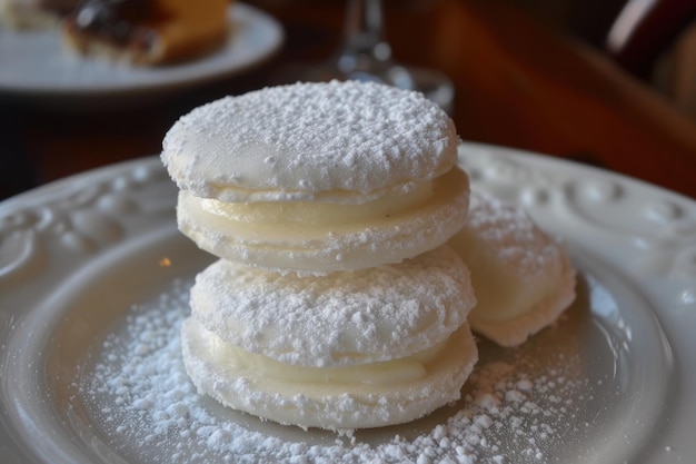 Alfajores cookies dessert