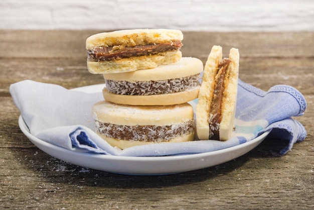 Alfajores heerlijke traditionele argentijnse sandwichkoekjes