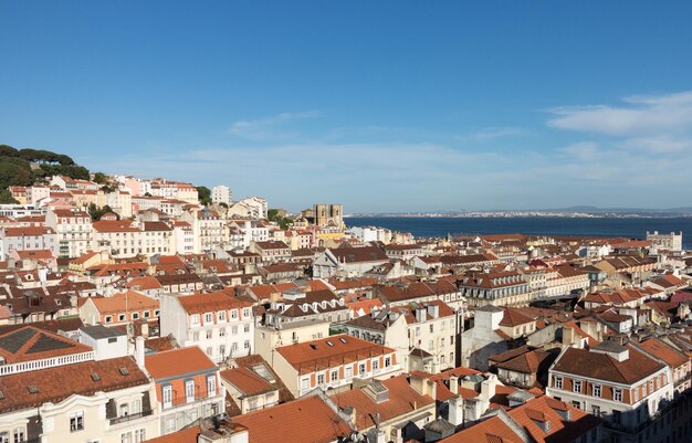 Alfama district van Lissabon Portugal