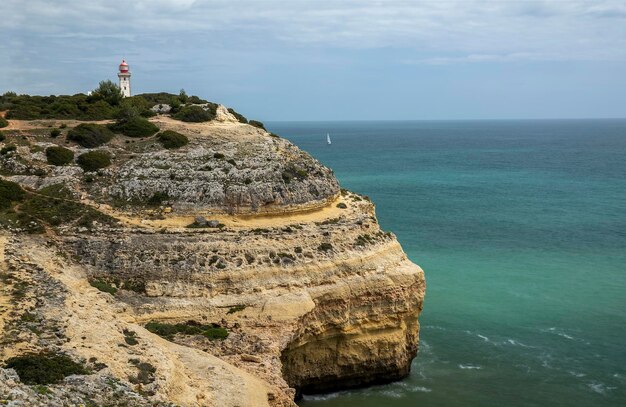 Alfanzina vuurtoren in de Algarve