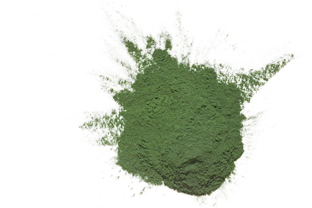 Alga spirulina dry. Algae powder