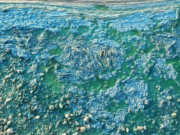 Photo algae cyanobacteria ab 자연 오염의 세계적 생태적 문제