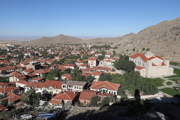 Algemeen beeld van de stad Sivrihisar in Eskisehir, Turkije