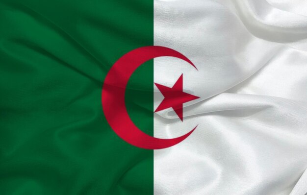 Algeria 3d Background Flag