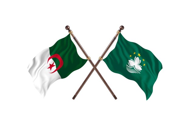 Algerije versus Macau Two Flags