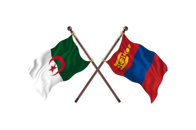 Algerije versus Mongolië Two Flags