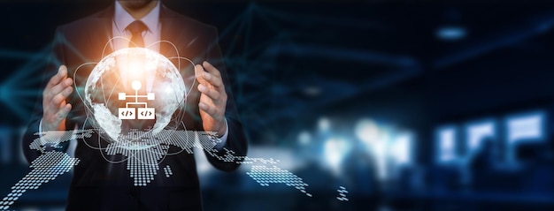 算法開發和商業技術概念 責任算法開發