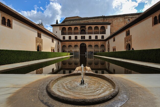 The Alhambra of Granada. Nazari monumental complex