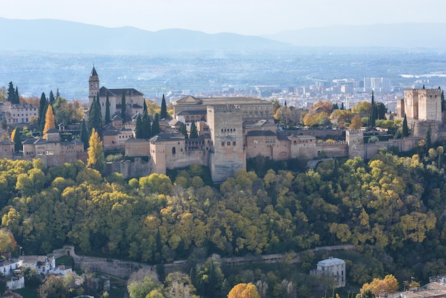 Alhambra in november Granada Andalusië