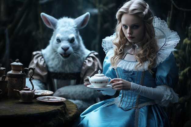 Фото Алиса в стране чудес сказка для детей и взрослых чеширский кот королева белых кроликов