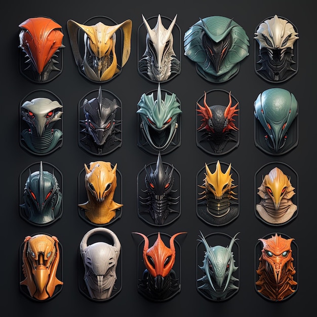 Premium Photo | Alien Characters