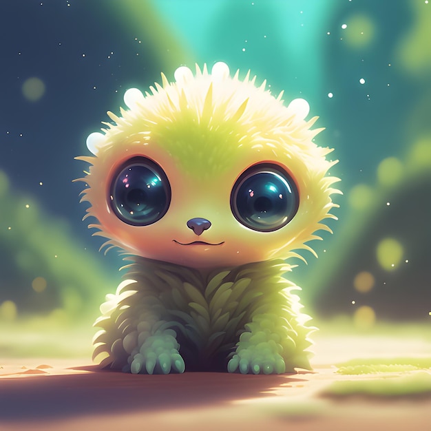 Alien Cute Fluffy Animal from Venus