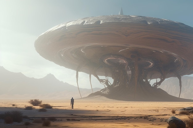 Alien Encounters in Intergalactic Deserts