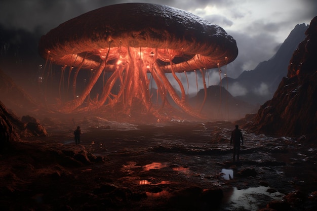 Alien Encounters in Volcanic Landscapes