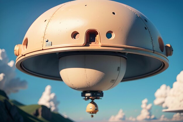 エイリアンの空飛ぶ円盤UFO宇宙船UFO先進文明の航空機の壁紙の背景