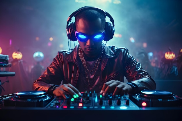 Alien Halloween Cosmos Beats An Extraterrestrial DJ's Masterpiece Unleashed