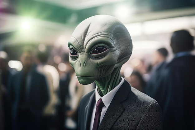 Alien Head of State's Public Speech