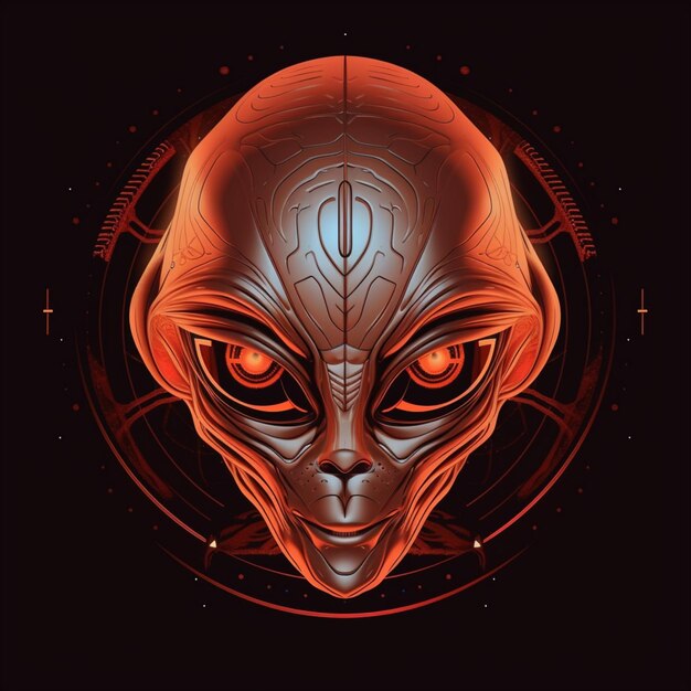 Alien illustration design