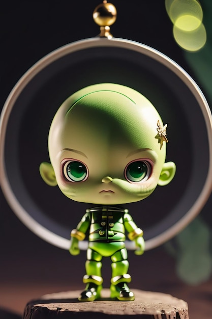 Инопланетянин детский персонаж изображение моделирование мультфильм аниме персонаж обои фон 3D моделирование