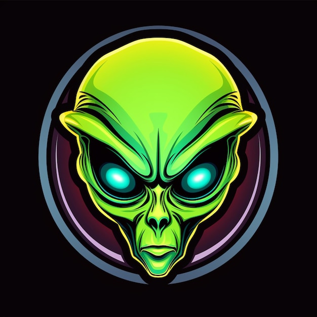 alien logo cartoon