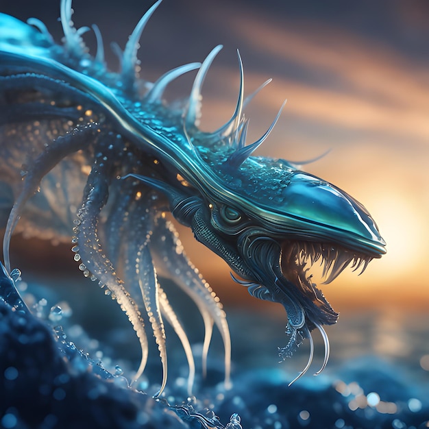 Alien ocean creature