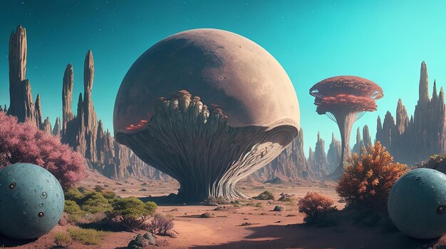 Foto alien planet odyssey